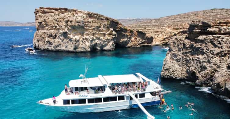 Comino : Blue Lagoon, Crystal Lagoon et grottes marines